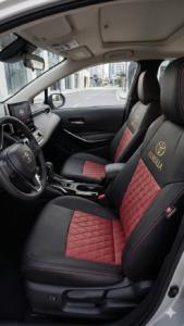 دوشمة كورلا 2025 و 2024 جلد وقماش قالب بلادي