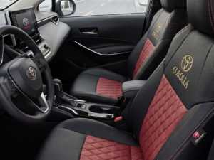 دوشمة كورلا 2025 و 2024 جلد وقماش قالب بلادي