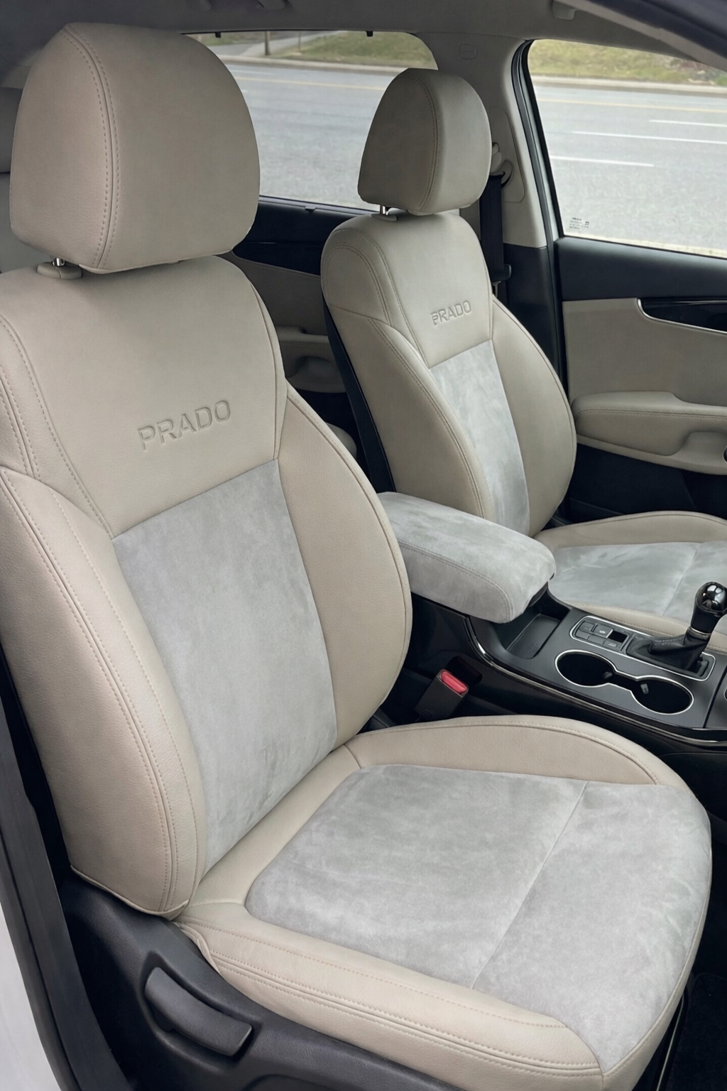 دوشمة برادو عالية الجودة جلد وقماش فاخر قالب بلادي